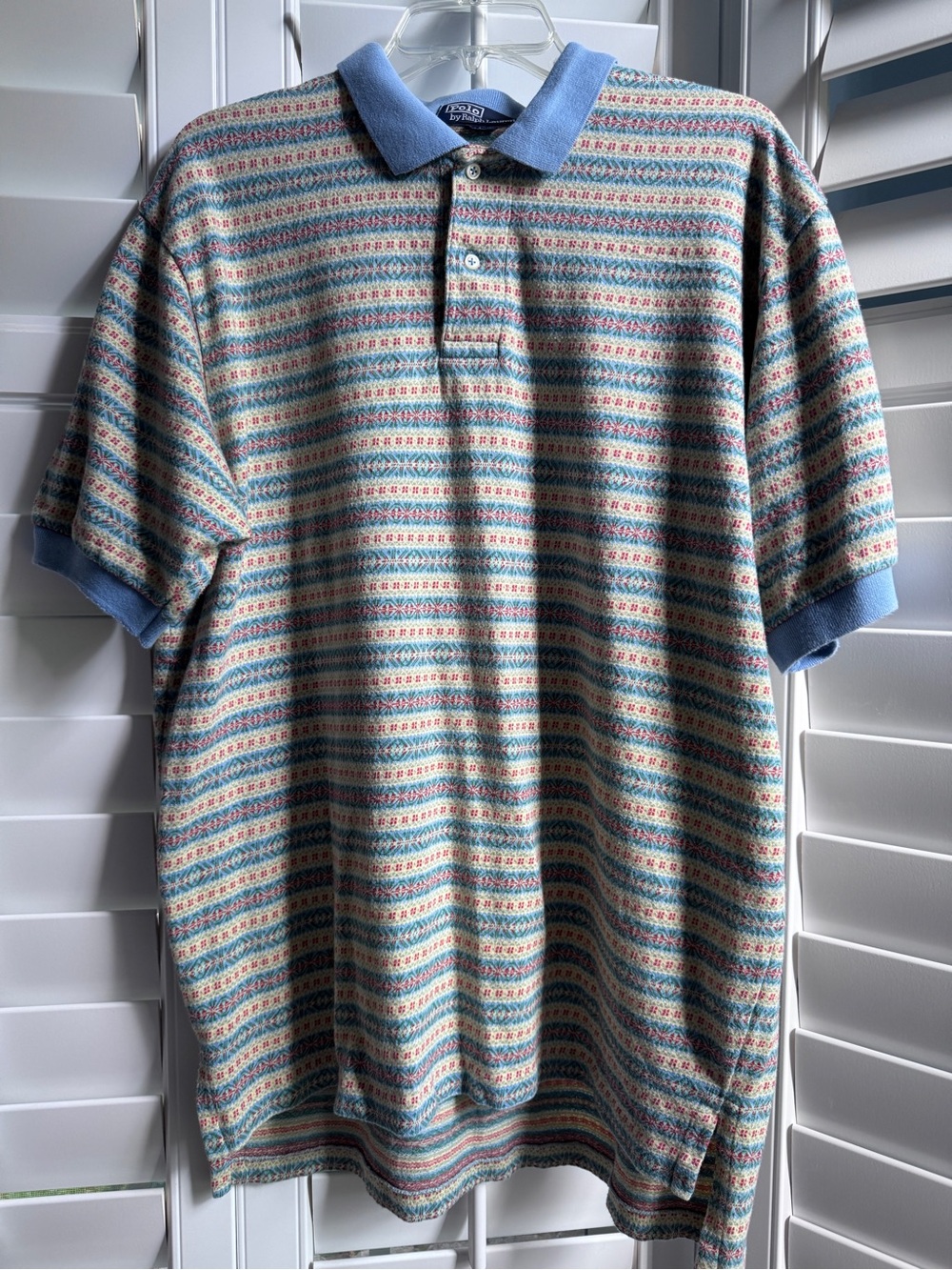 Polo Ralph Lauren vintage knit polo shirt size XL